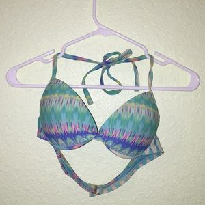 Tie dye push-up bathing suit top!
